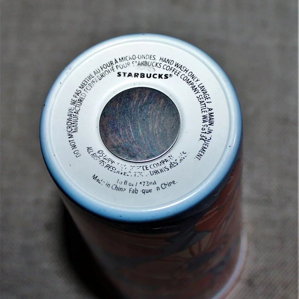 STARBUCKS STAINLESS STEEL TUMBLER WITH LID - Picture 6 of 9